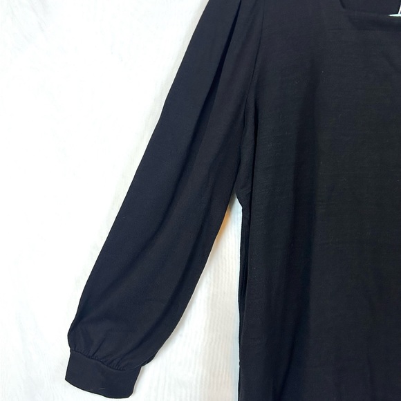 NWT Woman’s Plus Size 3XL Black Long Sleeve Sweater - Picture 5 of 7